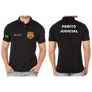 Camisa Polo Masculino Profissional Perito Judicial Bordado