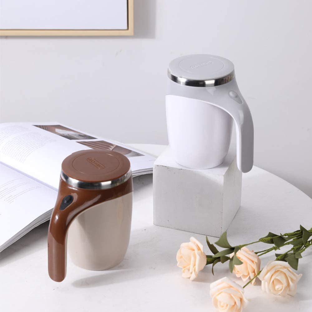 Caneca Térmica Magnética Liquidificador/Misturador Inteligente 380ml Aço Inoxidável