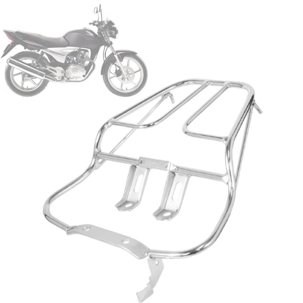 Bagageiro Pro Tork Sansão Moto Honda Titan 150 - Titan 150 Sport 2004 2005 2006 2007 2008