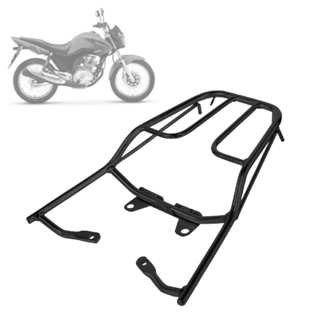 Bagageiro Churrasqueira Sansão Pro Tork Moto Fan 125 150 160 / Titan 150 / Start 160 em Oferta na Shopee