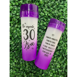 Kit 30 Garrafas acquabio Degradê Personalizadas