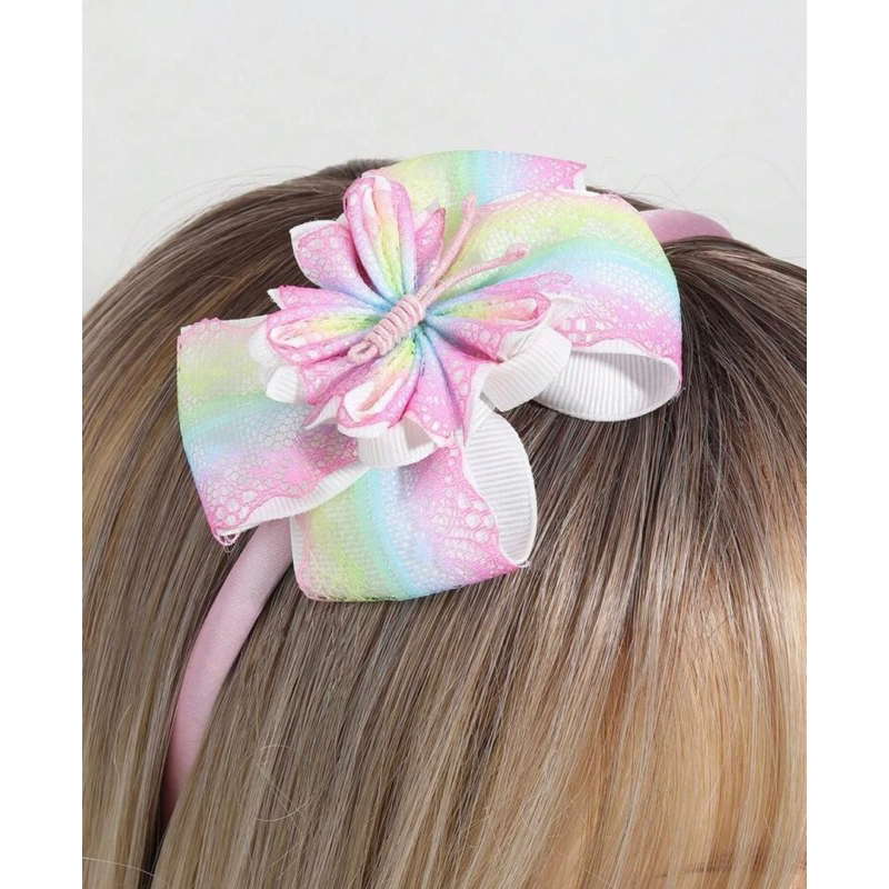 tiara pro cabelo infantil borboleta