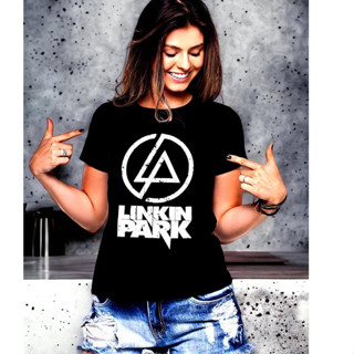 Camiseta Banda de Rock Feminina Baby Look Linkin Park