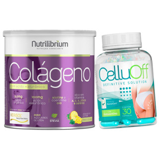 Colágeno Verisol Ácido Hialurônico + Celluoff Anti Celulite Nutrilibrium