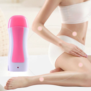 Depilador Aquecedor Cera Quente Portatil Roll-on Azul Rosa Bivolt Depilação Pelos Elétrico Termocera