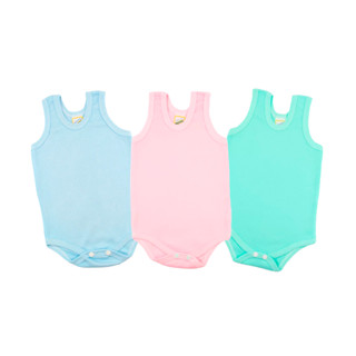 Body Regata Bebê Unissex Suedine 100% Algodão - (PP/P/M/G)