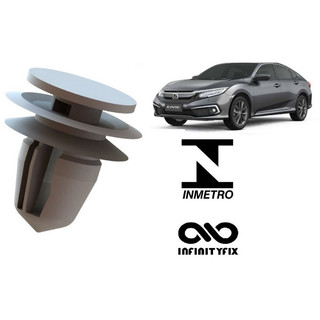 10 Presilha Grampo das Molduras Internas Colunas - Forro da Porta Accord Civic Crv Fit