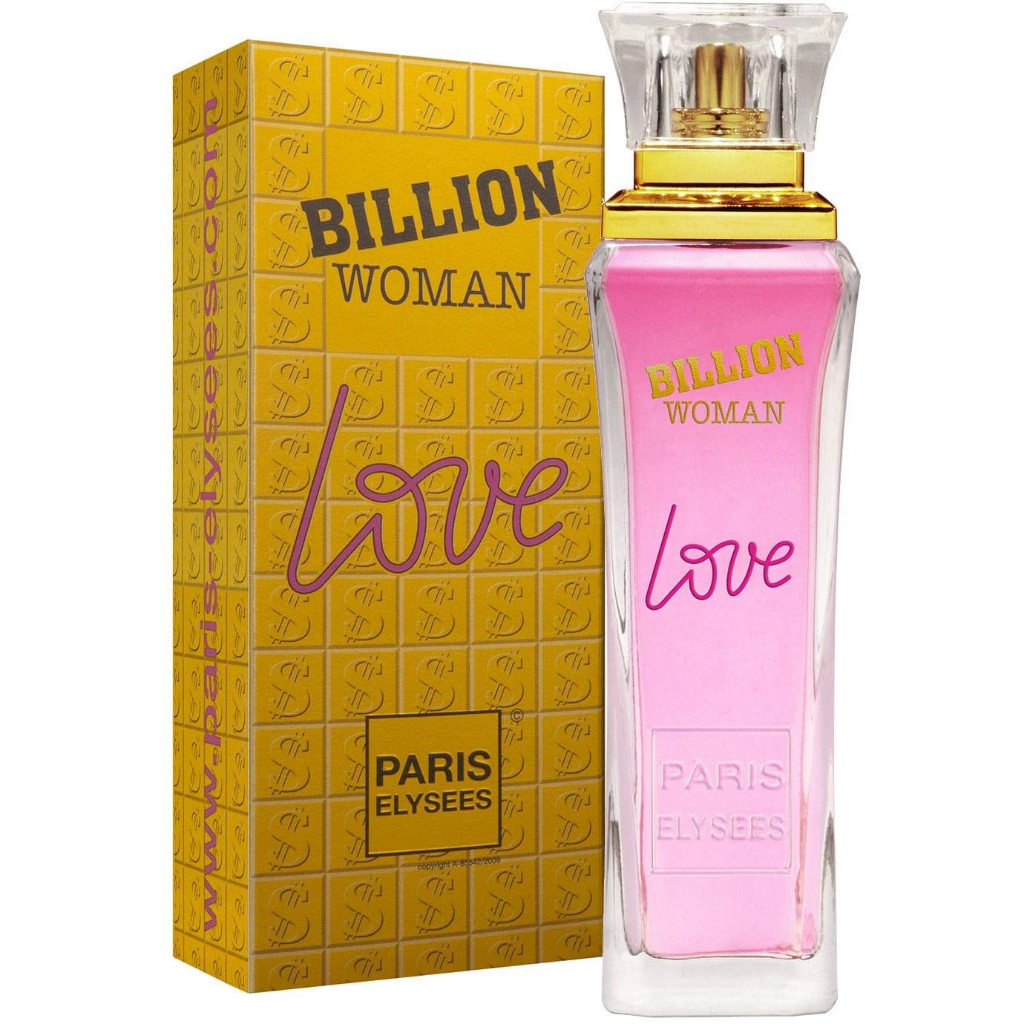 Perfume Billion Woman Love - Paris Elysees - Feminino EDT 100 ml