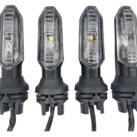 Kit 4 Piscas Seta de Led Twister Xre Titan Falcon Fan Slim Moto Seta Universal Led em Oferta na Shopee