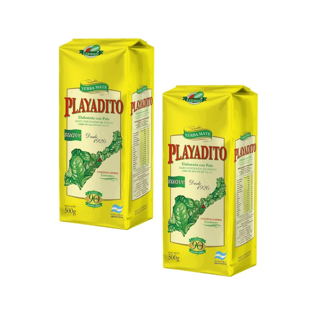 2 Unidades Erva Mate Argentina Playadito Tradicional 500 grs (2x500grs) em Oferta na Shopee