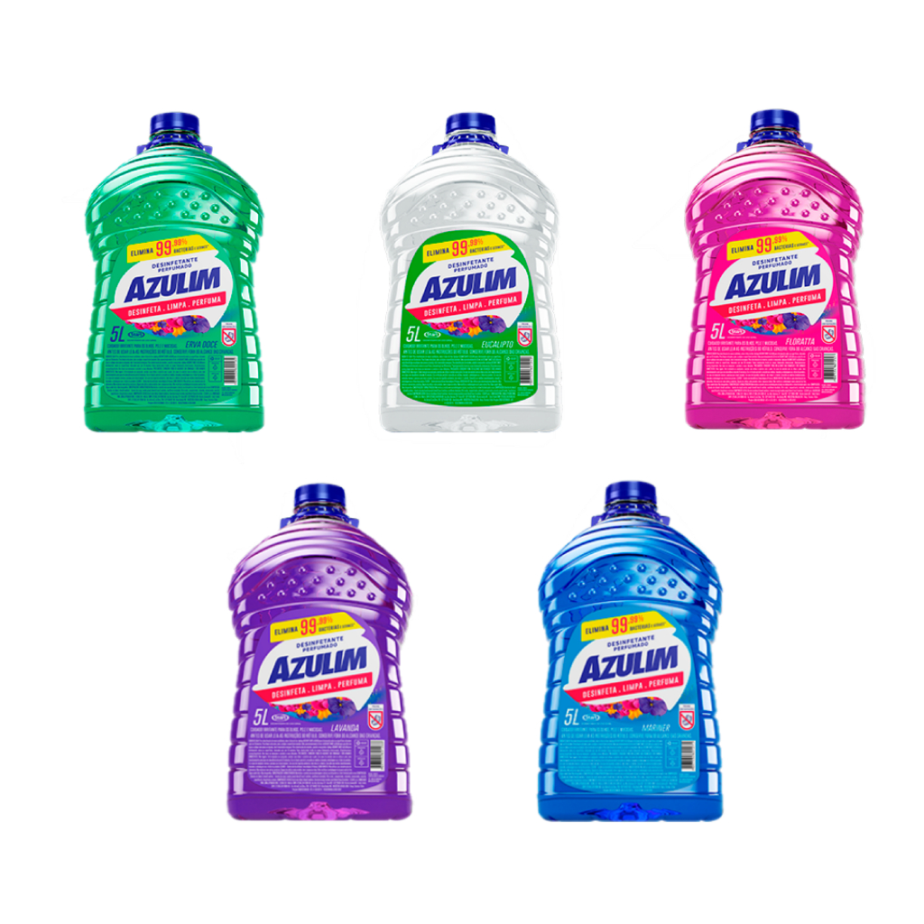 Desinfetante Perfumado Azulim 5L - START em Oferta na Shopee