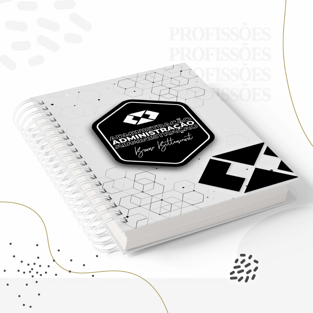 Caderno Personalizado Pautado Diversos Cursos Profissões A5 (15X21cm) 100Folhas