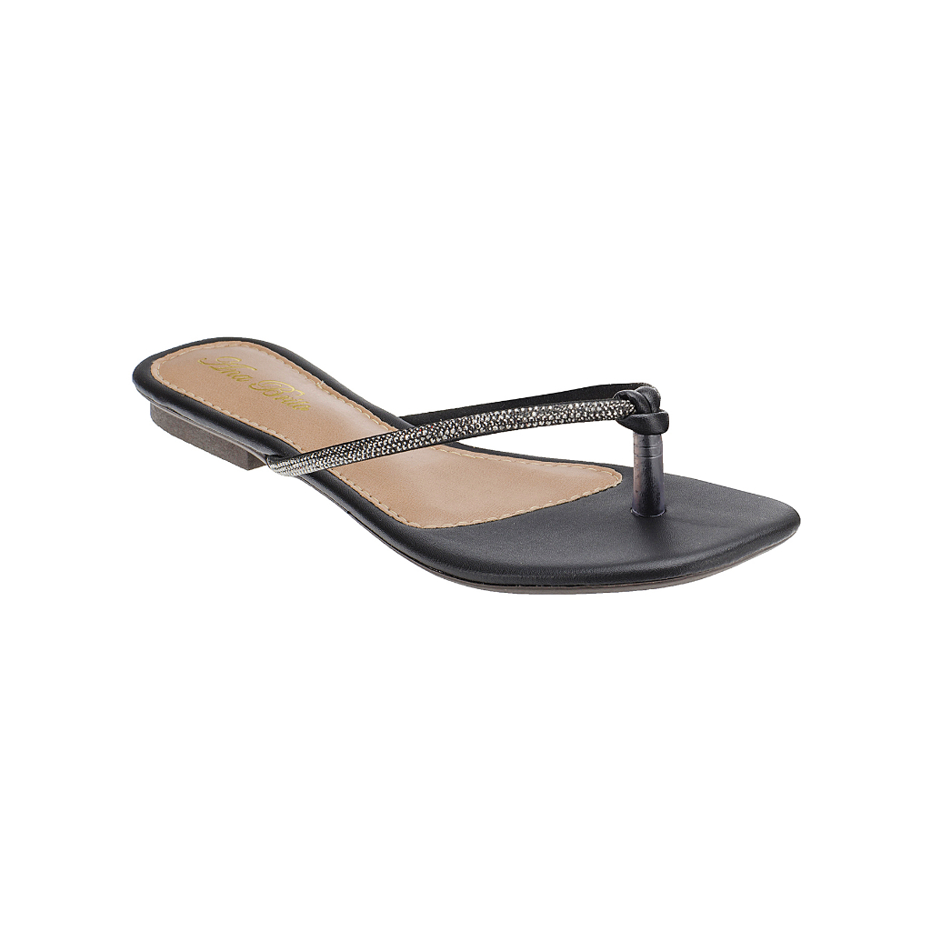 Sandália Feminina Rasteira Confortável Chinelo Rasteirinha Tiras Brilho Strass Casual Tendencia Moda