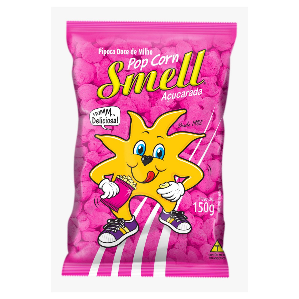 Pipoca Smell - açucarada - 10x150g em Oferta na Shopee
