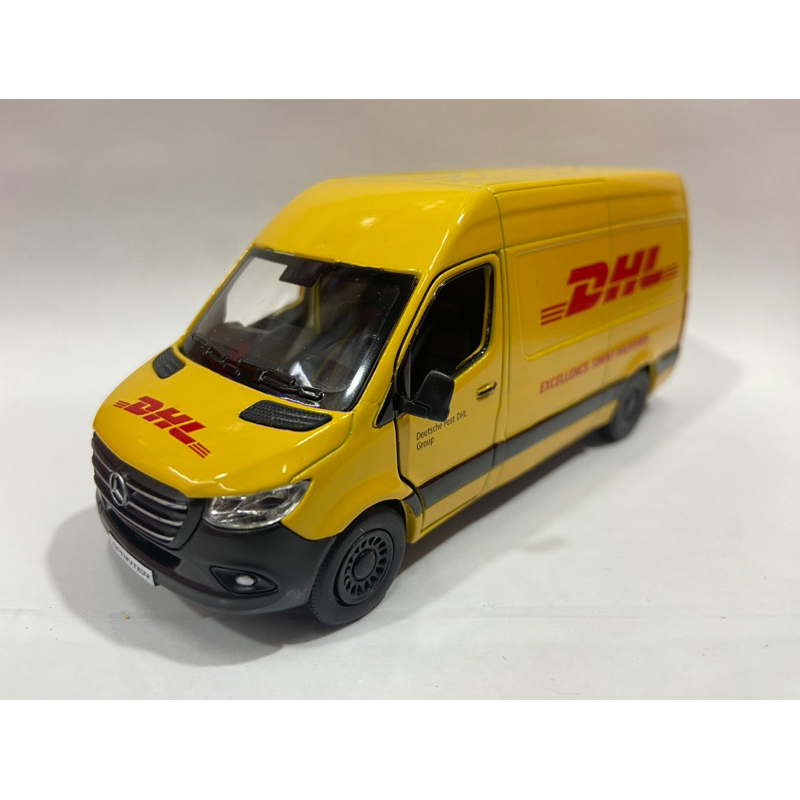 Miniatura Van Mercedes Benz Sprinter Edição DHL 1:48
