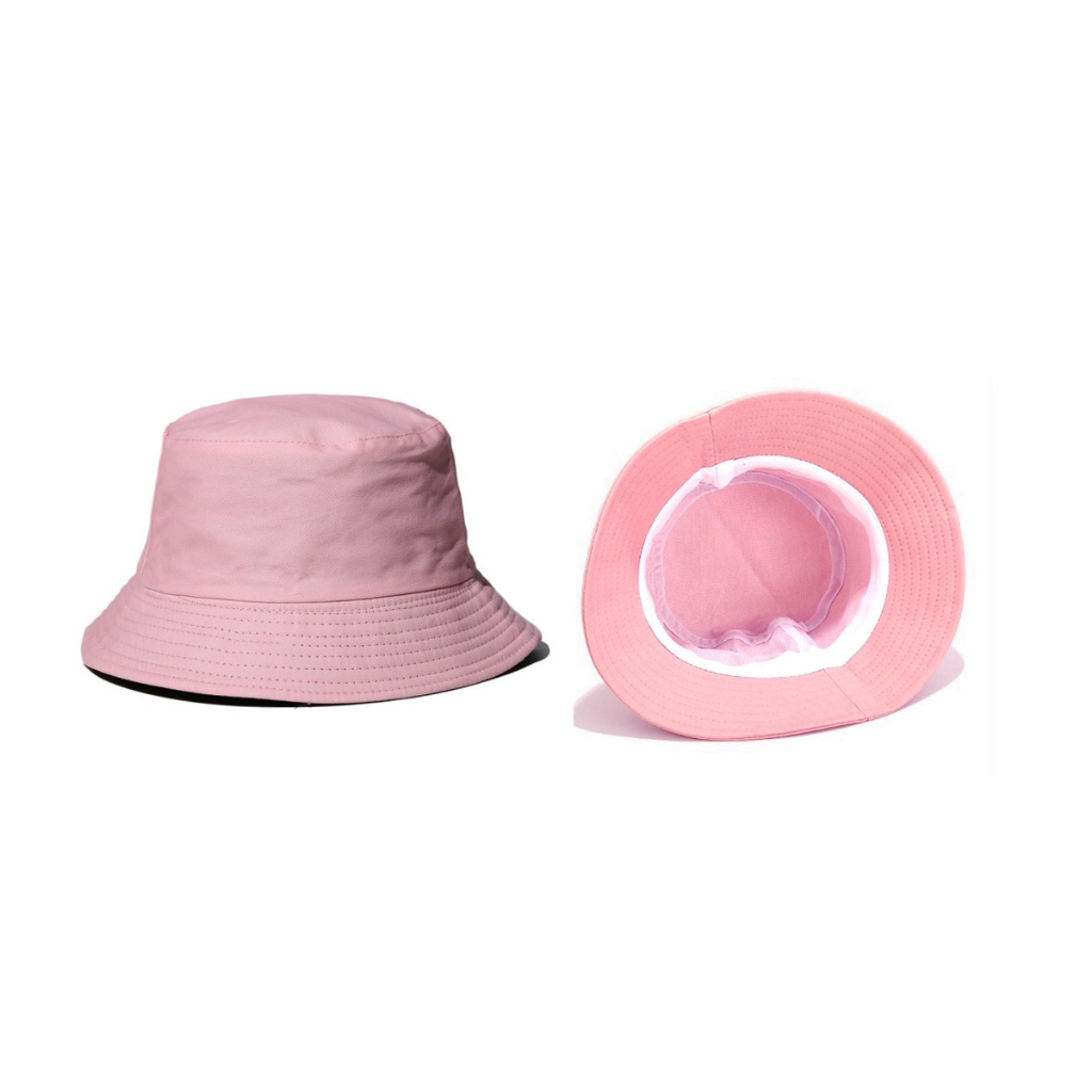 chapéu bucket hat Infantil moda verão X-02 Rosa