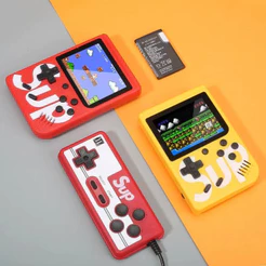 PROMOÇAO！Mini Vídeo Game Clássico 400 Jogos Mini 2 Player Com Controle