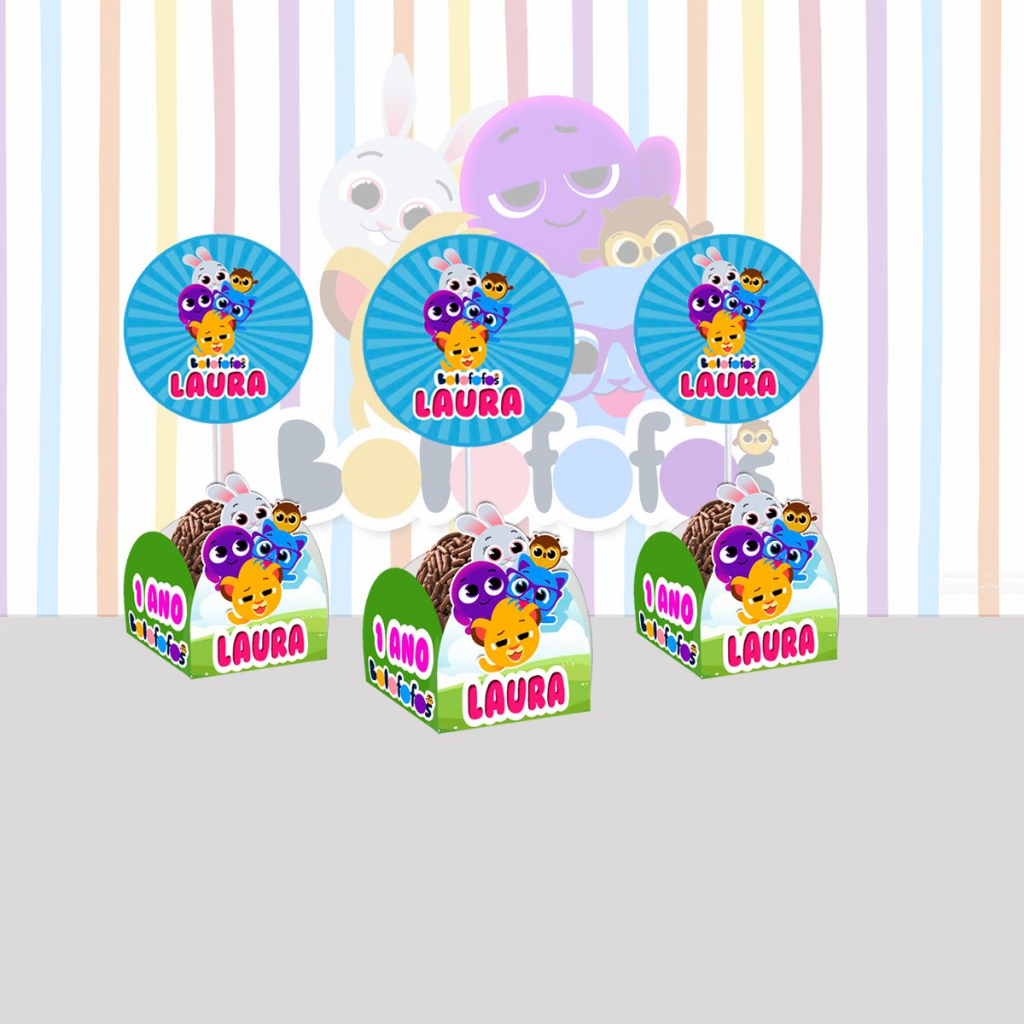 20 Topper mais 20 Forminhas fofos Lembrancinha Aniversário Personalizada