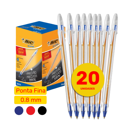 Caneta Vermelha Ponta Fina: Onde Comprar | BuscaProdutos