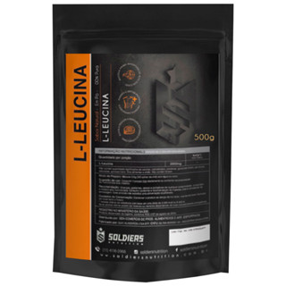 L-Leucina 500g - 100% Pura Importada - Soldiers Nutrition