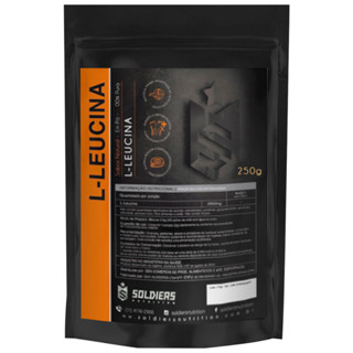 L-Leucina 250g - 100% Pura Importada - Soldiers Nutrition