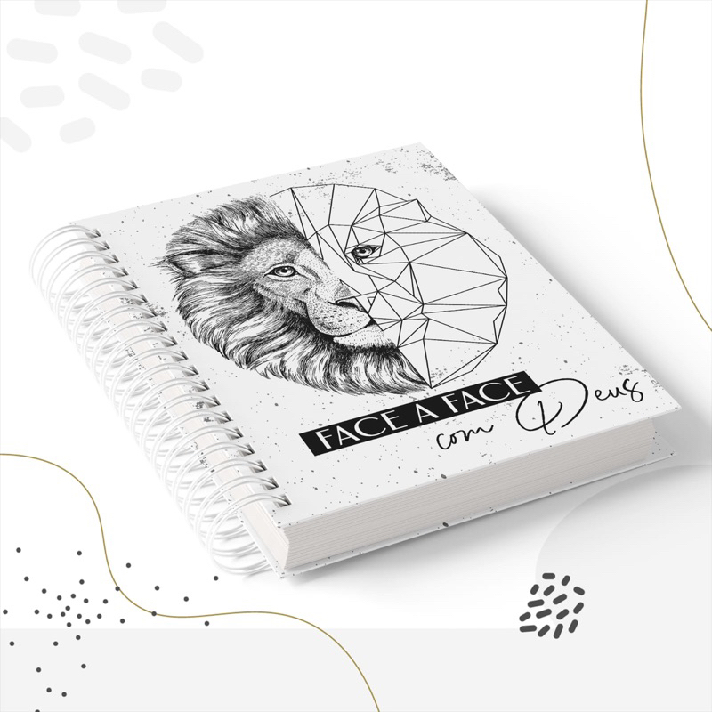 Caderno Devocional masculino Face a Face com Deus