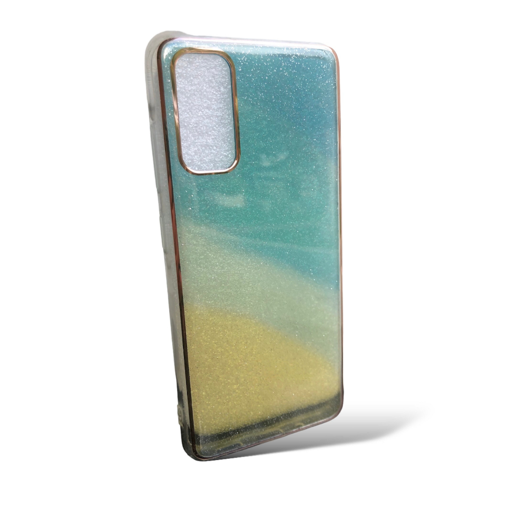 Capa Capinha Case Para Samsung S20 De Silicone Com Veludo De Gliter
