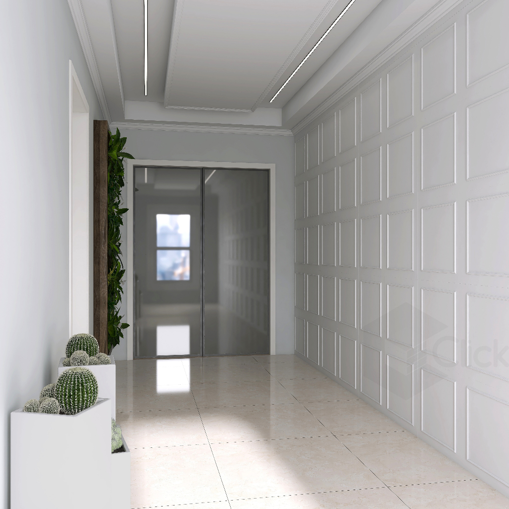Adesivo de parede 3D 1 UNIDADE Papel de parede Branco Antimofo Decoração de Casa