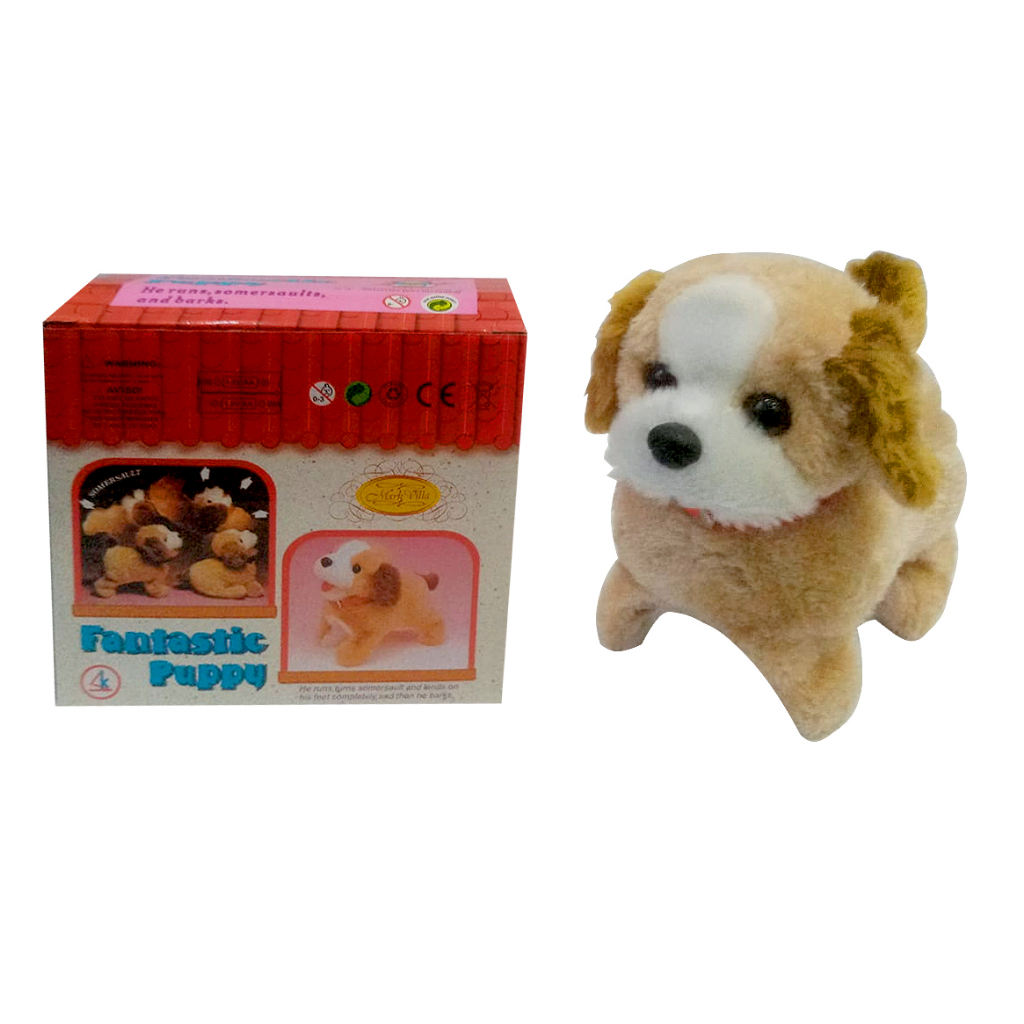 Cachorro de Brinquedo que anda e pula e late