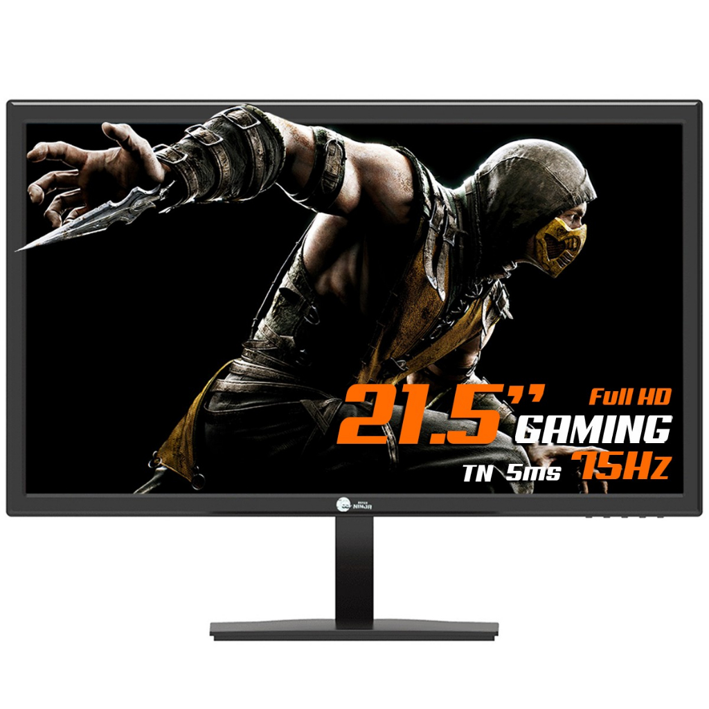 Monitor 1080P Gamer Ninja 21,5 Polegadas 75hz TN 5Ms !