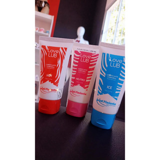 Gel Lubrificante Para Sexo Anal ou Vaginal Love Lub Neutro/ Hot / Ice 60g - SexShop