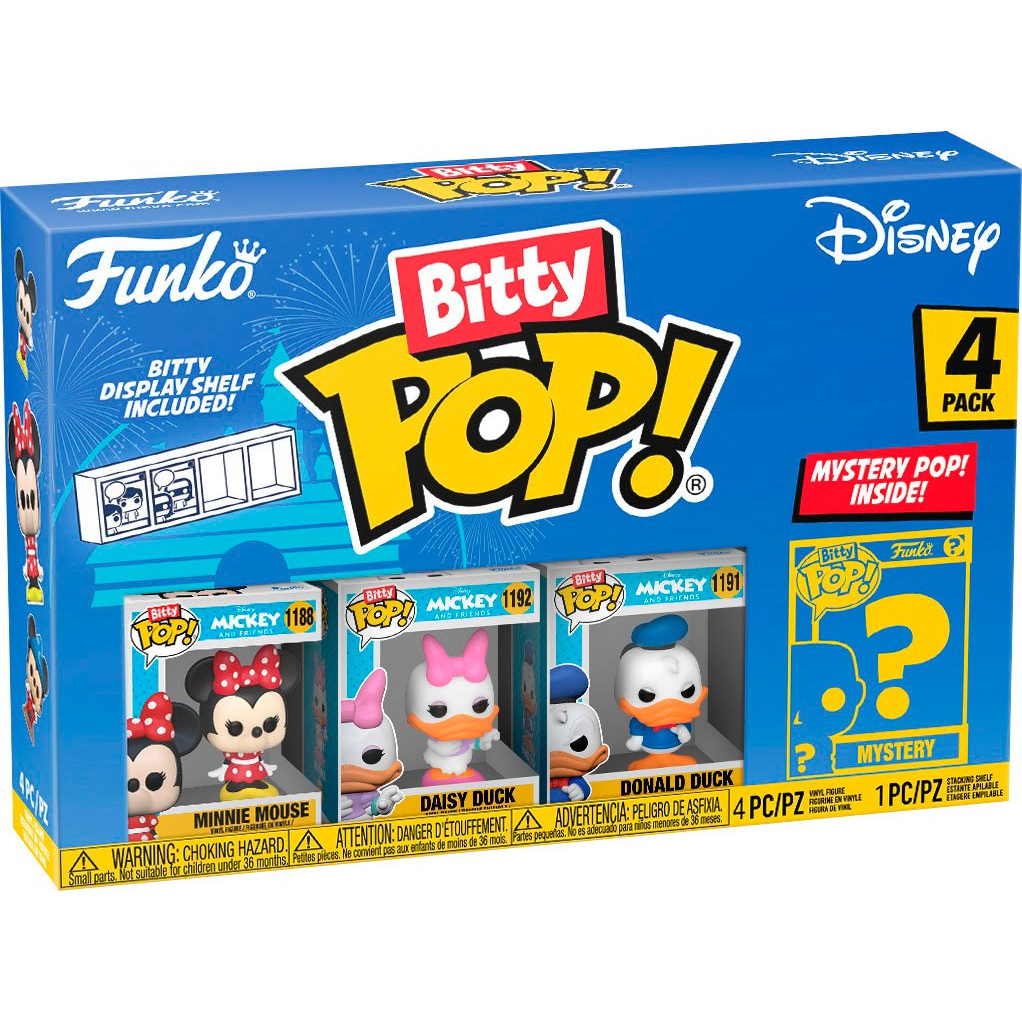 FUNKO BITTY POP DISNEY MINNIE 4PACK 71320 NOVO ORIGINAL