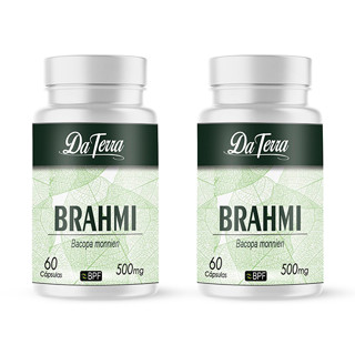 BACOPA MONNIERI EM CÁPSULAS (BRAHMI) DA TERRA 2 FRASCOS PREMIUM
