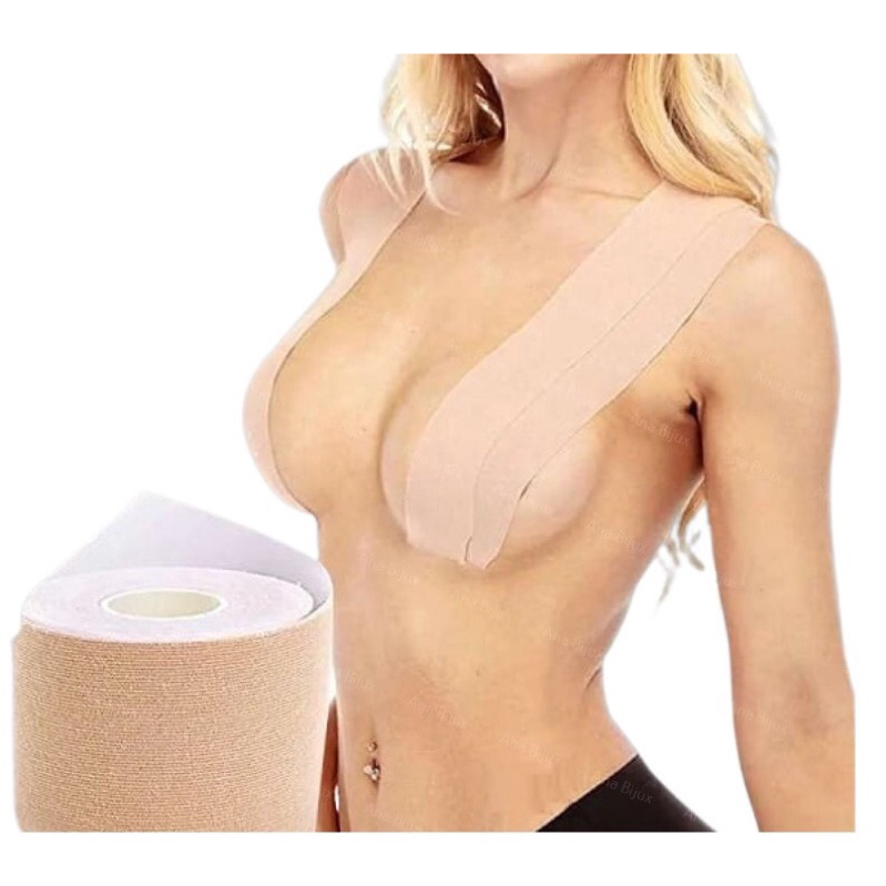 Faixa Levanta Peito Sutiã Adesivo Fita Up Boob Up Mama Invisível