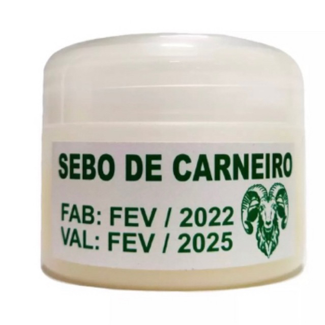 Sebo de Carneiro Puro - 100%Natural 50g em Oferta na Shopee