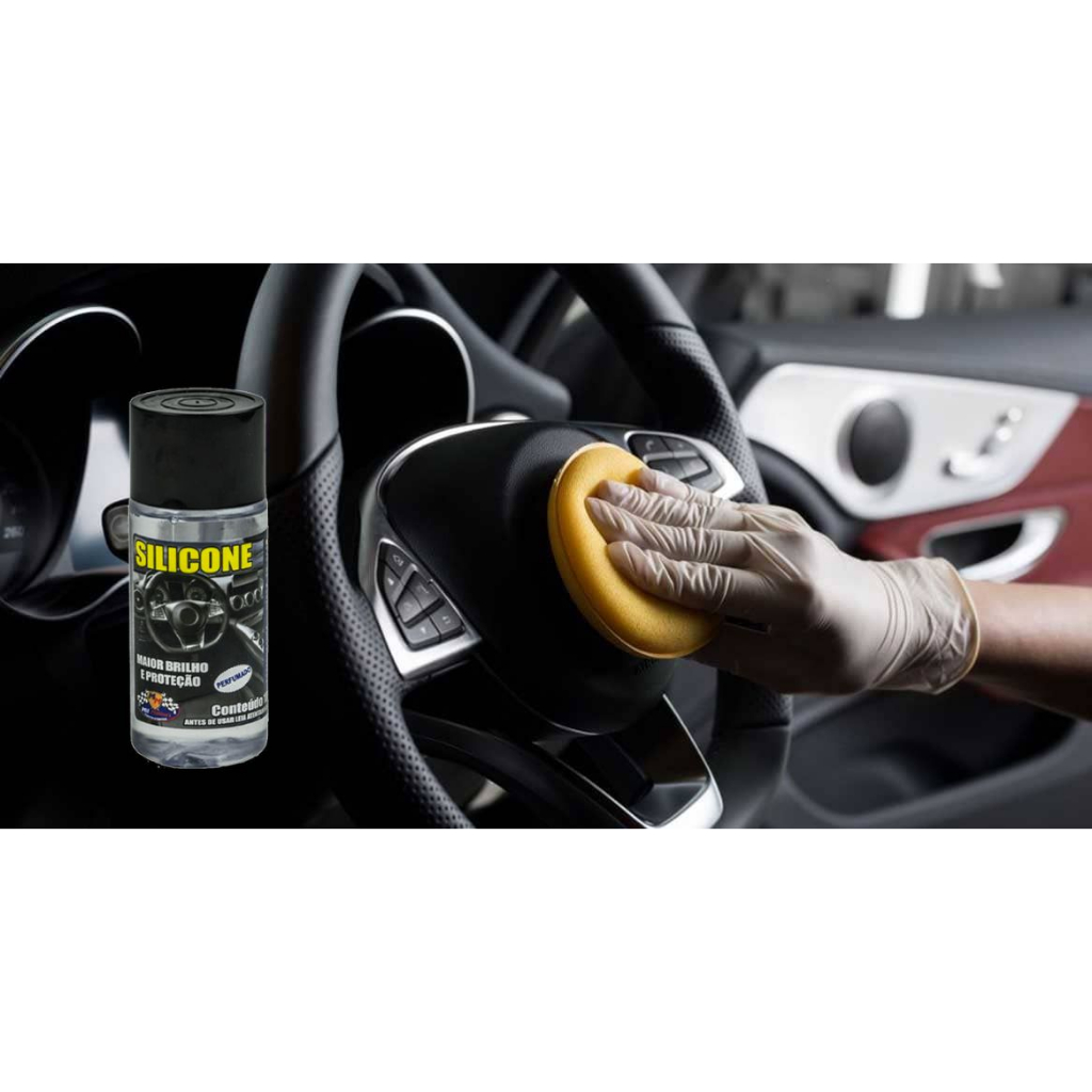 Silicone Líquido Perfumado Automotivo Premium Não Sai Com Agua 100ml
