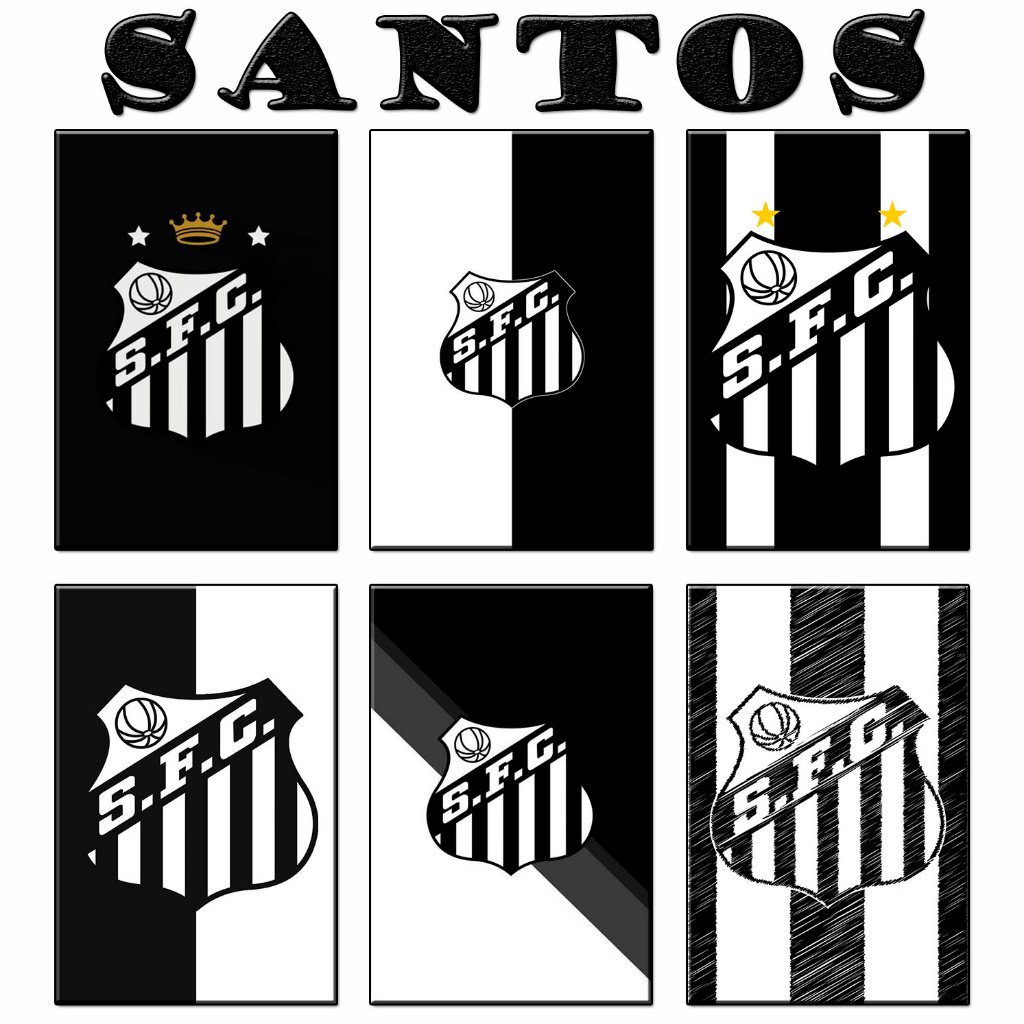 Placas Decorativas Do Santos Quadros De Times Santos Futebol Clube em Oferta na Shopee