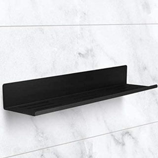 Prateleira Decorativa de Parede 40cm em Chapa Metálica Preta em Oferta na Shopee