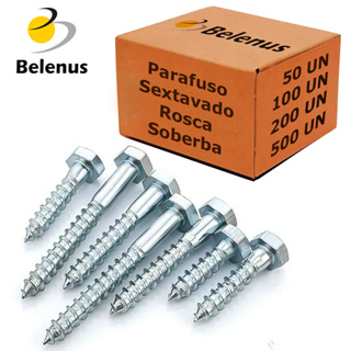 Jogo De Parafuso Sextavado Rosca Soberba Caixa Fechada Várias Medidas Qualidade Resistente em Oferta na Shopee