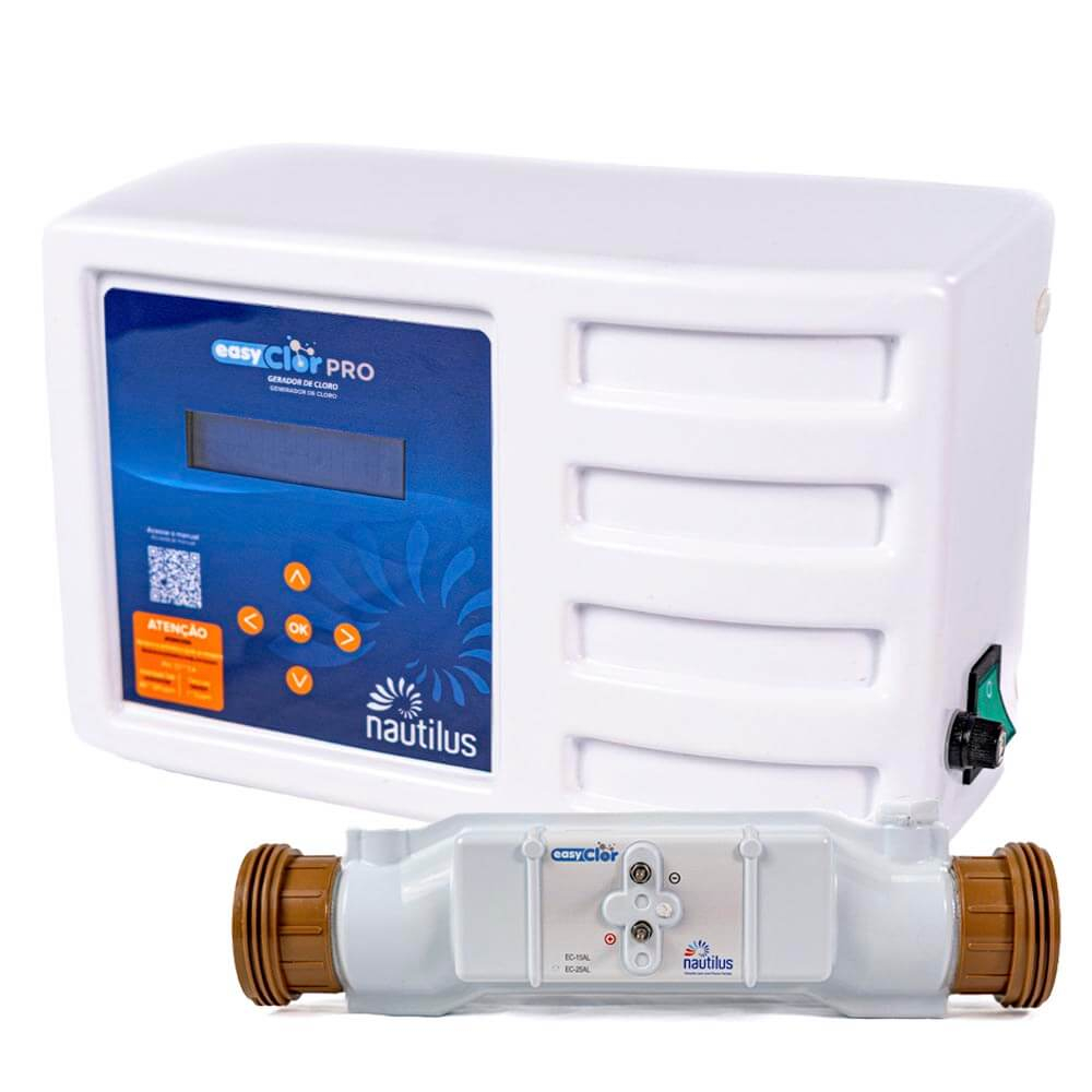 Gerador de Cloro G5-05 PRÓ (5 Célula + 1 Comando + 3 Potência) - Nautilus