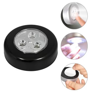 Mini luminária De Led Forte De Torque Sem Fio Spot 3 leds /Luz De Parede