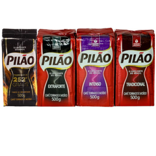 Kit Com 2 Pacotes De Café Pilão 500g A Vácuo (tradicional, Intenso, Extra Forte Ou 252) em Oferta na Shopee