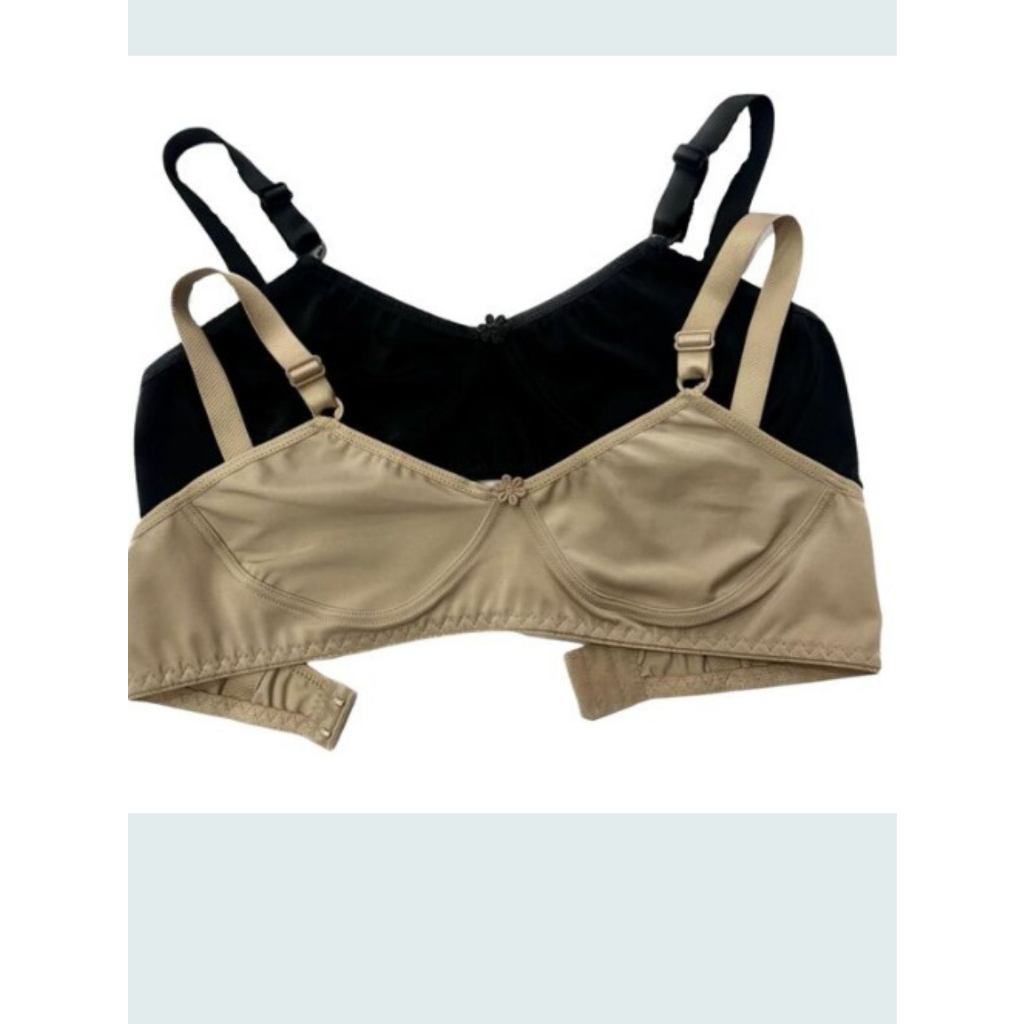 kit 02 Sutiã Reforçado Sem Bojo Microfibra Sutiã De Senhora / Sutiã sem Bojo / Sutien sem Bojo
