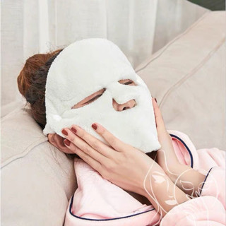 Máscara De Rosto Toalha Quente Vapor Compressa Cuidados Skin Care