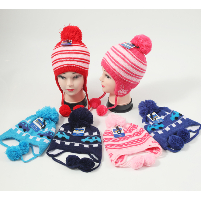 Touca Gorro Infantil Frio Forrada Menina Menino Bebe Inverno