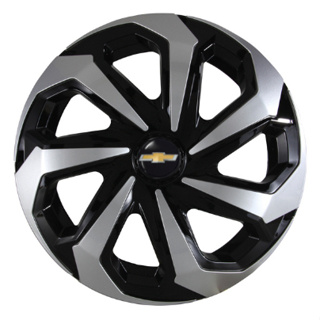 Kit Jogo Conjunto 4 Calotas Aro 13/14/15 Gm Chevrolet Celta Corsa Montana Onix Classic Prisma + Emblema Resinado em Oferta na Shopee