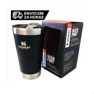 [100 % Original] Copo Térmico Inox Com Tampa e Abridor 473ml /Caneca de Cerveja Vinho Chopp