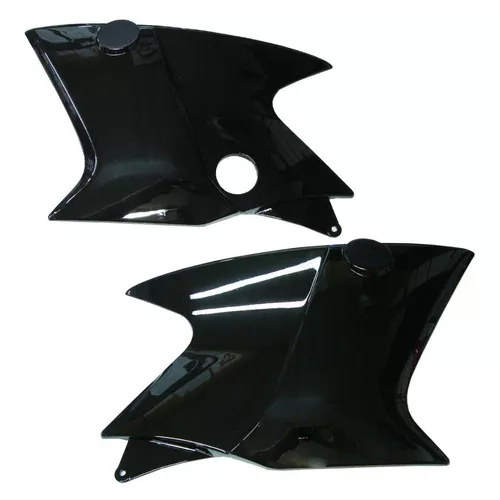 Aba Tanque Factor 125 2013 A 2017 Preta Par Vermelho Blue Flex