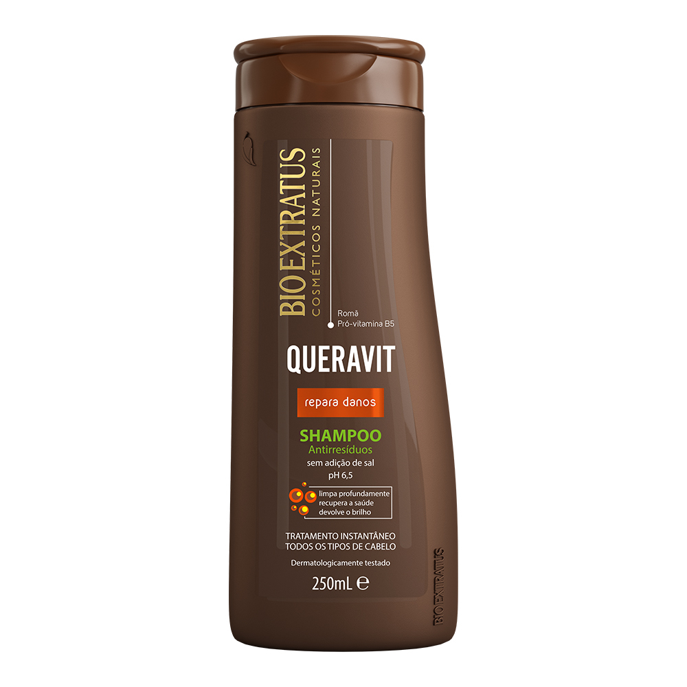 Shampoo Antirresíduos 250ml Queravit Bio Extratus