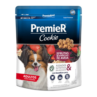 Premier Cookie Adultos Raças Pequenas Frutas Vermelhas 250g em Oferta na Shopee